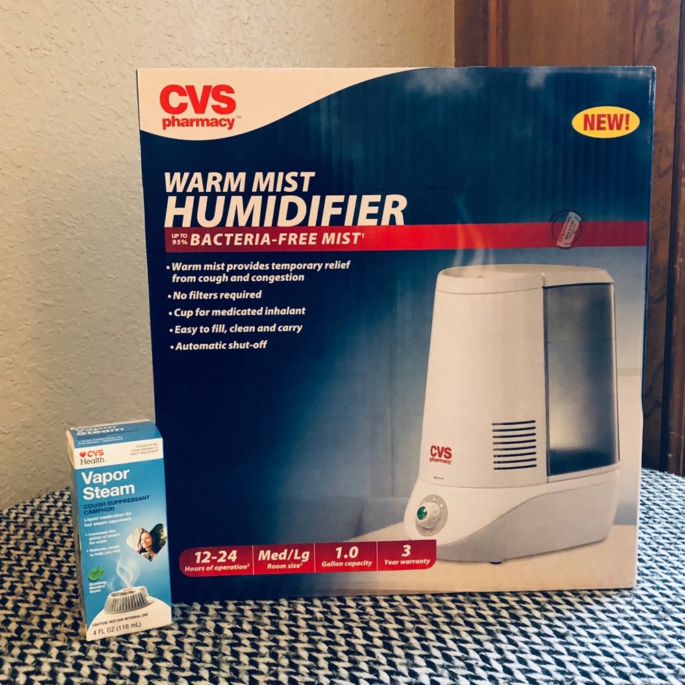 CVS Humidifier and Vapor Steam